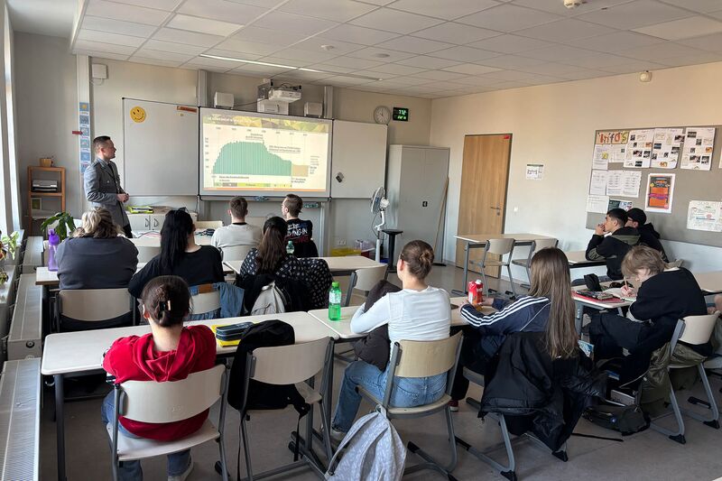 Jugendoffizier an der Gesamtschule Höhscheid